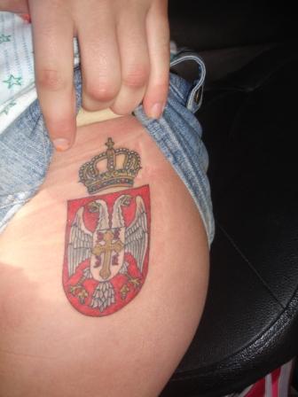 Serbia tattoo